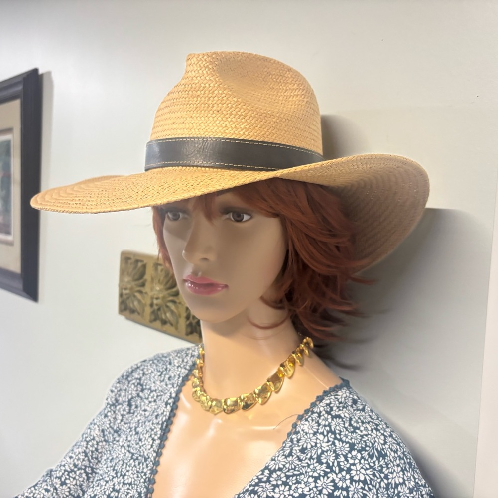 ❤️Madewell Paper Panama Hat- Small/Medium - Picture 4 of 5